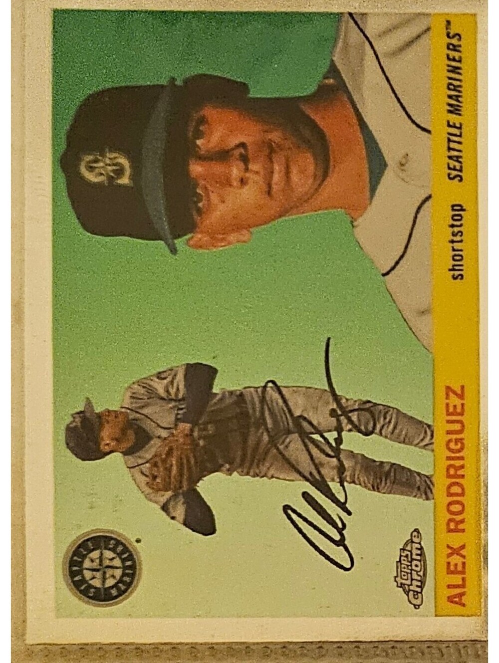 Alex Rodriguez #401 - 2025 Topps Chrome Platinum - Seattle Mariners